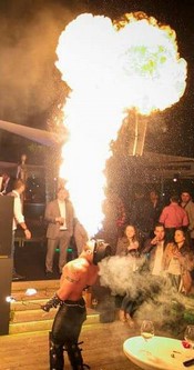 Cracheur de feu mariage Genève