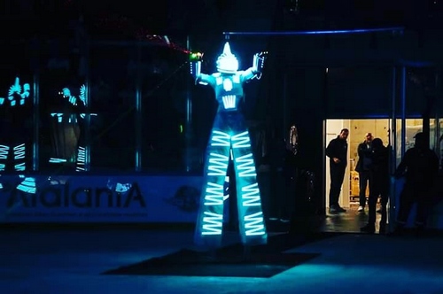 Robot Led pour un anniversaire à Rennes