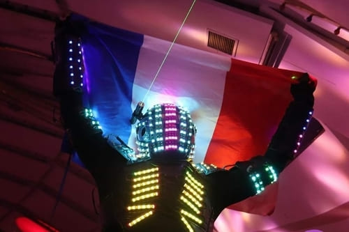 Robot Lumineux Bordeaux